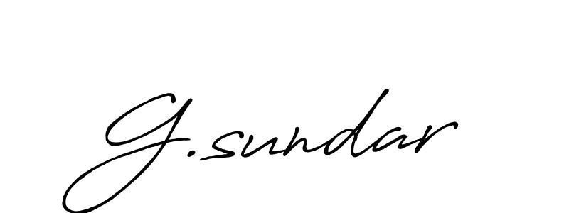 Also You can easily find your signature by using the search form. We will create G.sundar name handwritten signature images for you free of cost using Antro_Vectra_Bolder sign style. G.sundar signature style 7 images and pictures png