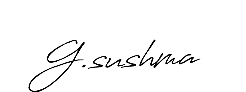 It looks lik you need a new signature style for name G.sushma. Design unique handwritten (Antro_Vectra_Bolder) signature with our free signature maker in just a few clicks. G.sushma signature style 7 images and pictures png