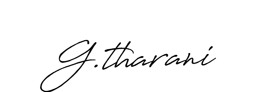 You should practise on your own different ways (Antro_Vectra_Bolder) to write your name (G.tharani) in signature. don't let someone else do it for you. G.tharani signature style 7 images and pictures png