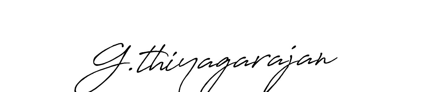 How to make G.thiyagarajan name signature. Use Antro_Vectra_Bolder style for creating short signs online. This is the latest handwritten sign. G.thiyagarajan signature style 7 images and pictures png