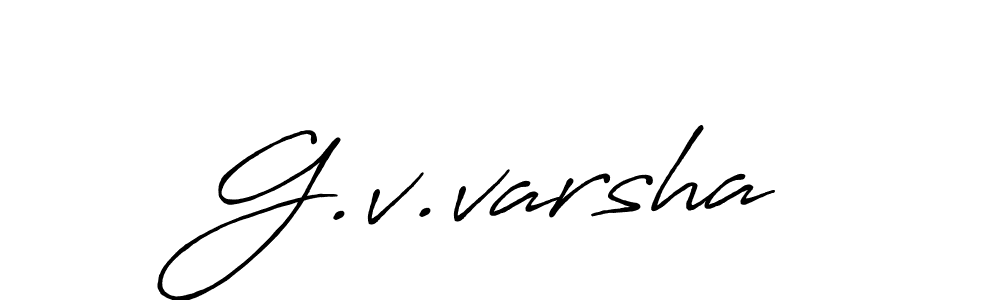 Make a beautiful signature design for name G.v.varsha. Use this online signature maker to create a handwritten signature for free. G.v.varsha signature style 7 images and pictures png