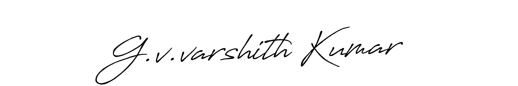 Similarly Antro_Vectra_Bolder is the best handwritten signature design. Signature creator online .You can use it as an online autograph creator for name G.v.varshith Kumar. G.v.varshith Kumar signature style 7 images and pictures png
