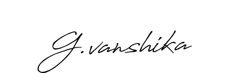 Similarly Antro_Vectra_Bolder is the best handwritten signature design. Signature creator online .You can use it as an online autograph creator for name G.vanshika. G.vanshika signature style 7 images and pictures png