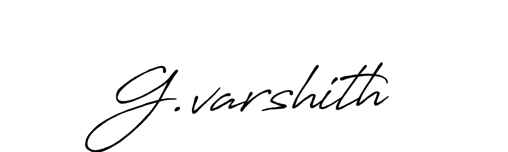 if you are searching for the best signature style for your name G.varshith. so please give up your signature search. here we have designed multiple signature styles  using Antro_Vectra_Bolder. G.varshith signature style 7 images and pictures png