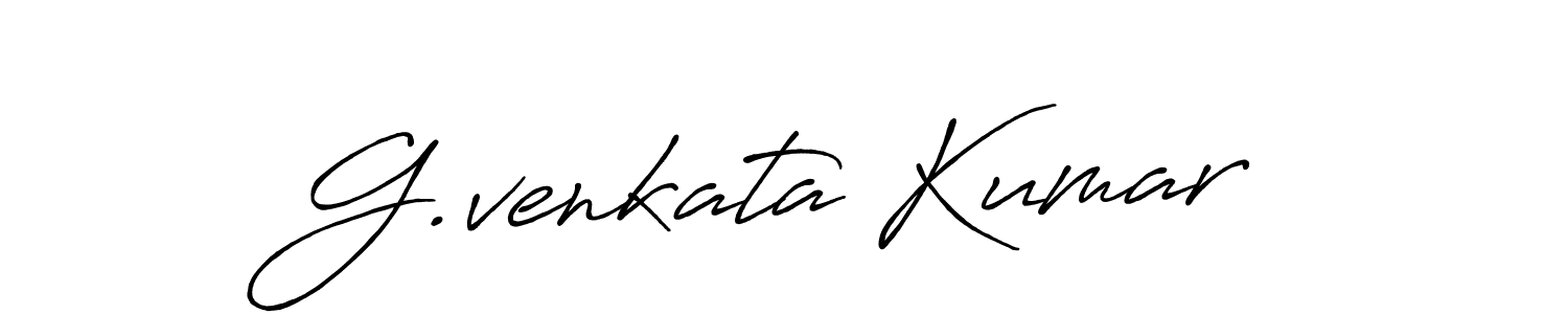 if you are searching for the best signature style for your name G.venkata Kumar. so please give up your signature search. here we have designed multiple signature styles  using Antro_Vectra_Bolder. G.venkata Kumar signature style 7 images and pictures png