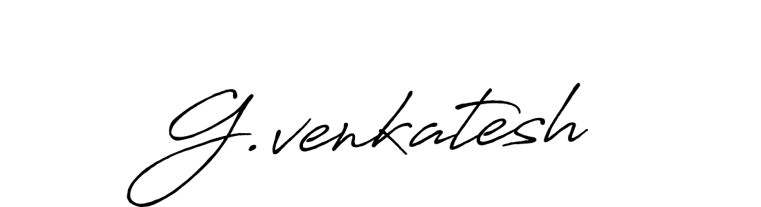 Also we have G.venkatesh name is the best signature style. Create professional handwritten signature collection using Antro_Vectra_Bolder autograph style. G.venkatesh signature style 7 images and pictures png