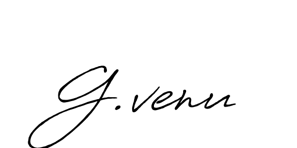 Similarly Antro_Vectra_Bolder is the best handwritten signature design. Signature creator online .You can use it as an online autograph creator for name G.venu. G.venu signature style 7 images and pictures png