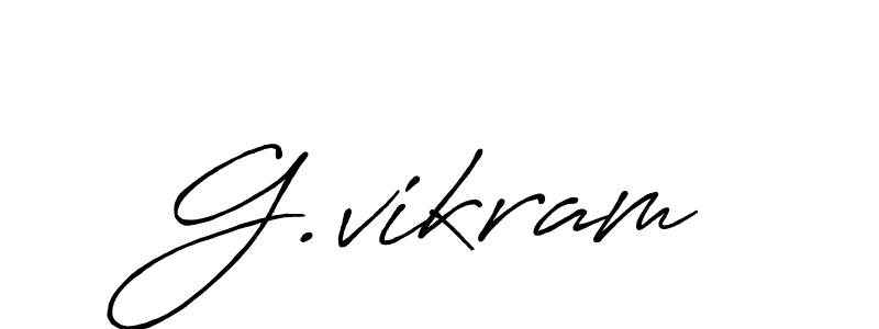 Antro_Vectra_Bolder is a professional signature style that is perfect for those who want to add a touch of class to their signature. It is also a great choice for those who want to make their signature more unique. Get G.vikram name to fancy signature for free. G.vikram signature style 7 images and pictures png