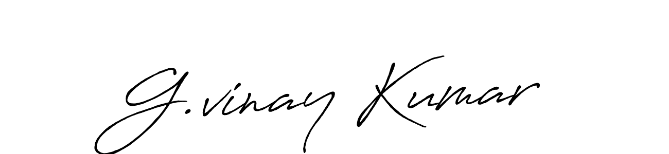 Also we have G.vinay Kumar name is the best signature style. Create professional handwritten signature collection using Antro_Vectra_Bolder autograph style. G.vinay Kumar signature style 7 images and pictures png