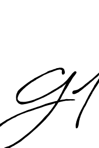 Design your own signature with our free online signature maker. With this signature software, you can create a handwritten (Antro_Vectra_Bolder) signature for name G1. G1 signature style 7 images and pictures png