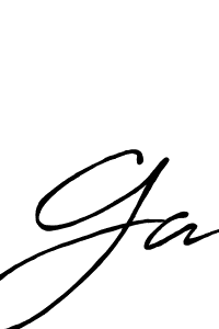 Best and Professional Signature Style for Ga. Antro_Vectra_Bolder Best Signature Style Collection. Ga signature style 7 images and pictures png