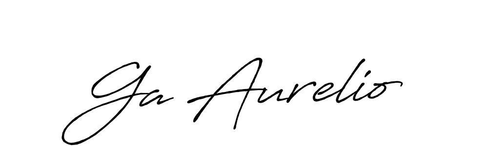 Make a beautiful signature design for name Ga Aurelio. Use this online signature maker to create a handwritten signature for free. Ga Aurelio signature style 7 images and pictures png