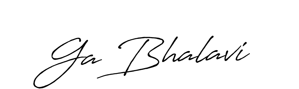 How to make Ga Bhalavi signature? Antro_Vectra_Bolder is a professional autograph style. Create handwritten signature for Ga Bhalavi name. Ga Bhalavi signature style 7 images and pictures png