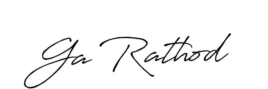 Similarly Antro_Vectra_Bolder is the best handwritten signature design. Signature creator online .You can use it as an online autograph creator for name Ga Rathod. Ga Rathod signature style 7 images and pictures png