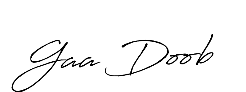 You can use this online signature creator to create a handwritten signature for the name Gaa Doob. This is the best online autograph maker. Gaa Doob signature style 7 images and pictures png
