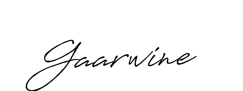 Also we have Gaarwine name is the best signature style. Create professional handwritten signature collection using Antro_Vectra_Bolder autograph style. Gaarwine signature style 7 images and pictures png