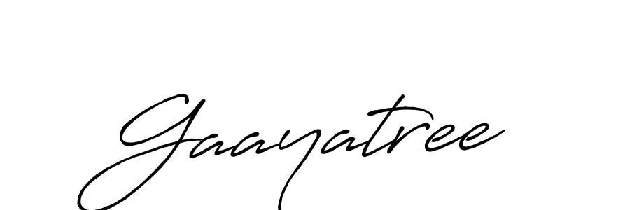 How to make Gaayatree name signature. Use Antro_Vectra_Bolder style for creating short signs online. This is the latest handwritten sign. Gaayatree signature style 7 images and pictures png