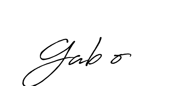 The best way (Antro_Vectra_Bolder) to make a short signature is to pick only two or three words in your name. The name Gabčo include a total of six letters. For converting this name. Gabčo signature style 7 images and pictures png