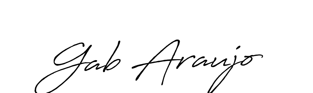 How to Draw Gab Araujo signature style? Antro_Vectra_Bolder is a latest design signature styles for name Gab Araujo. Gab Araujo signature style 7 images and pictures png