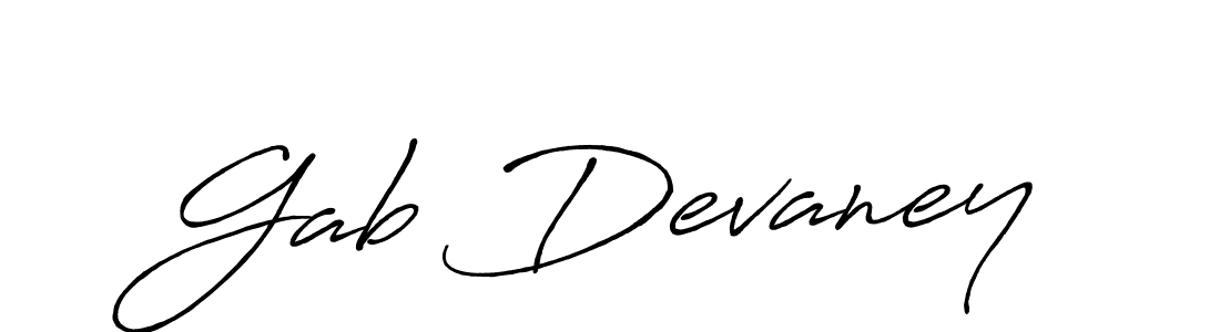 Make a beautiful signature design for name Gab Devaney. Use this online signature maker to create a handwritten signature for free. Gab Devaney signature style 7 images and pictures png