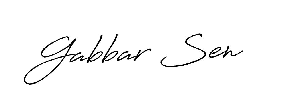 How to Draw Gabbar Sen signature style? Antro_Vectra_Bolder is a latest design signature styles for name Gabbar Sen. Gabbar Sen signature style 7 images and pictures png