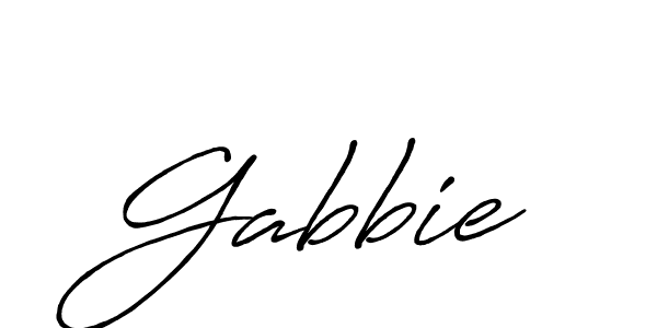 if you are searching for the best signature style for your name Gabbie. so please give up your signature search. here we have designed multiple signature styles  using Antro_Vectra_Bolder. Gabbie signature style 7 images and pictures png