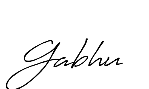 Similarly Antro_Vectra_Bolder is the best handwritten signature design. Signature creator online .You can use it as an online autograph creator for name Gabhu. Gabhu signature style 7 images and pictures png