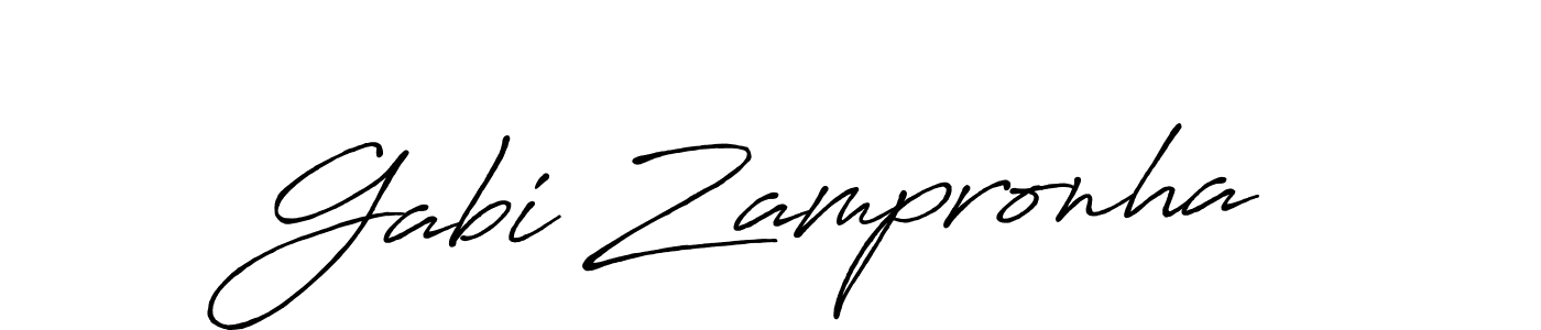 Once you've used our free online signature maker to create your best signature Antro_Vectra_Bolder style, it's time to enjoy all of the benefits that Gabi Zampronha name signing documents. Gabi Zampronha signature style 7 images and pictures png