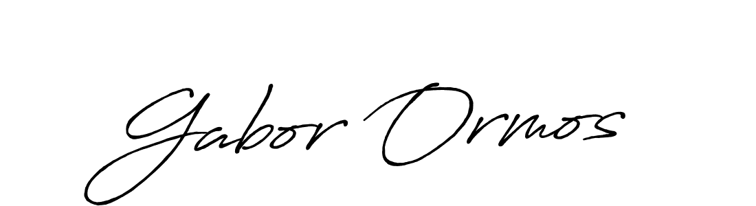 Make a beautiful signature design for name Gabor Ormos. Use this online signature maker to create a handwritten signature for free. Gabor Ormos signature style 7 images and pictures png