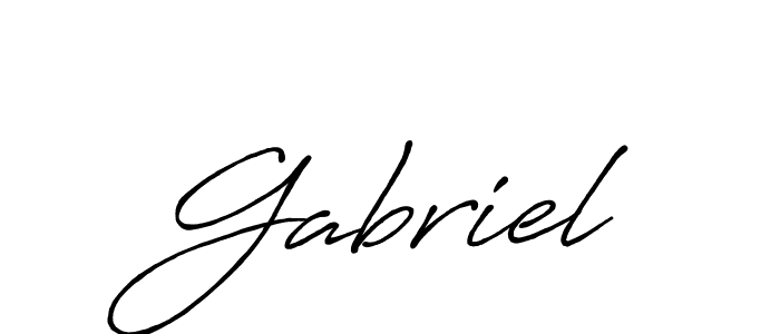 Best and Professional Signature Style for Gabriel. Antro_Vectra_Bolder Best Signature Style Collection. Gabriel signature style 7 images and pictures png