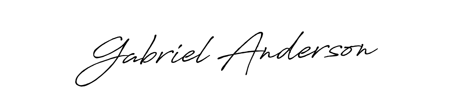 Also we have Gabriel Anderson name is the best signature style. Create professional handwritten signature collection using Antro_Vectra_Bolder autograph style. Gabriel Anderson signature style 7 images and pictures png