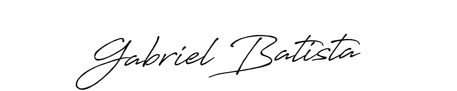 The best way (Antro_Vectra_Bolder) to make a short signature is to pick only two or three words in your name. The name Gabriel Batista include a total of six letters. For converting this name. Gabriel Batista signature style 7 images and pictures png