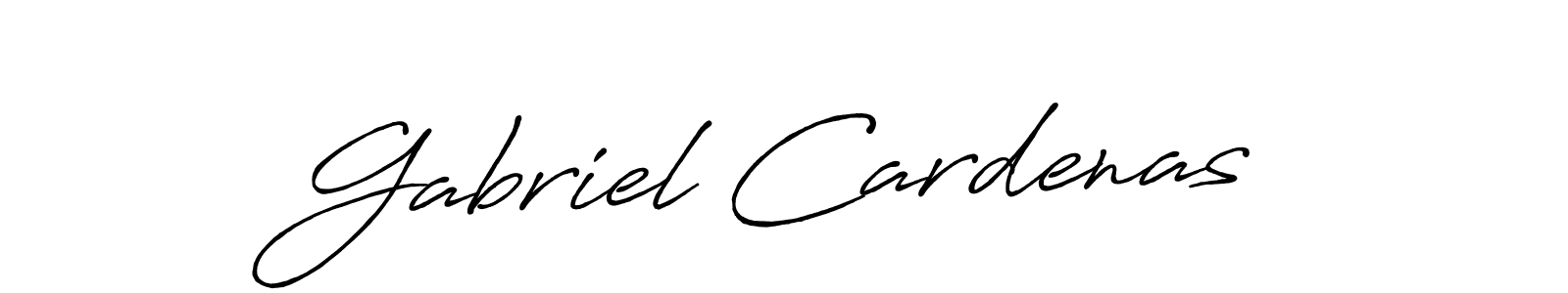 Gabriel Cardenas stylish signature style. Best Handwritten Sign (Antro_Vectra_Bolder) for my name. Handwritten Signature Collection Ideas for my name Gabriel Cardenas. Gabriel Cardenas signature style 7 images and pictures png