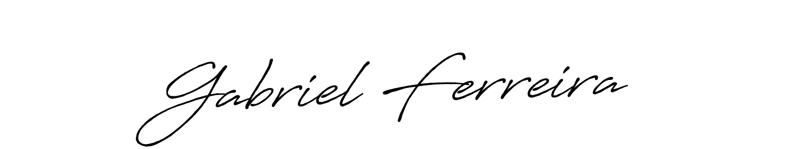 Once you've used our free online signature maker to create your best signature Antro_Vectra_Bolder style, it's time to enjoy all of the benefits that Gabriel Ferreira name signing documents. Gabriel Ferreira signature style 7 images and pictures png