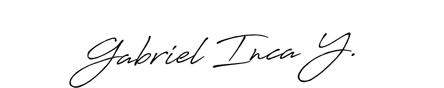 How to Draw Gabriel Inca Y. signature style? Antro_Vectra_Bolder is a latest design signature styles for name Gabriel Inca Y.. Gabriel Inca Y. signature style 7 images and pictures png