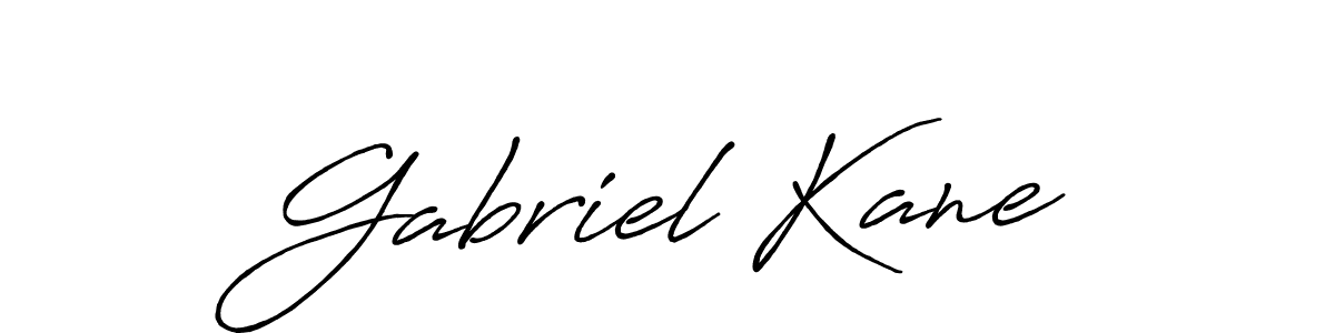 Create a beautiful signature design for name Gabriel Kane. With this signature (Antro_Vectra_Bolder) fonts, you can make a handwritten signature for free. Gabriel Kane signature style 7 images and pictures png