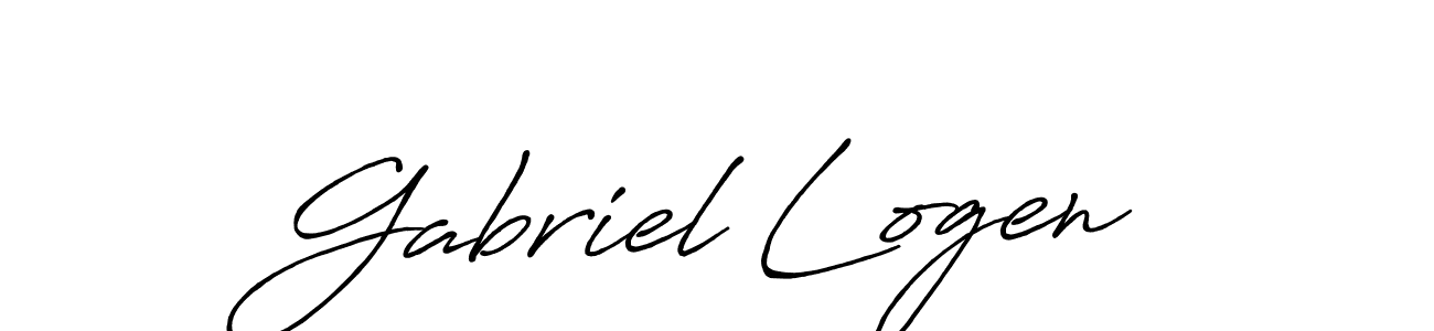 This is the best signature style for the Gabriel Logen name. Also you like these signature font (Antro_Vectra_Bolder). Mix name signature. Gabriel Logen signature style 7 images and pictures png