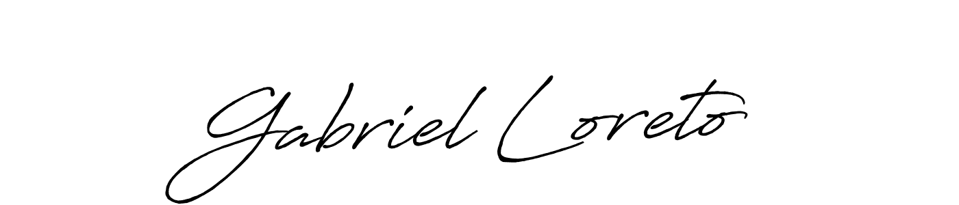 Also You can easily find your signature by using the search form. We will create Gabriel Loreto name handwritten signature images for you free of cost using Antro_Vectra_Bolder sign style. Gabriel Loreto signature style 7 images and pictures png