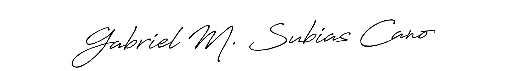 Here are the top 10 professional signature styles for the name Gabriel M. Subias Cano. These are the best autograph styles you can use for your name. Gabriel M. Subias Cano signature style 7 images and pictures png