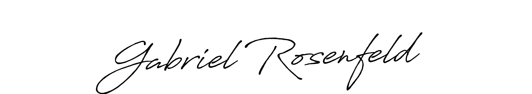How to Draw Gabriel Rosenfeld signature style? Antro_Vectra_Bolder is a latest design signature styles for name Gabriel Rosenfeld. Gabriel Rosenfeld signature style 7 images and pictures png