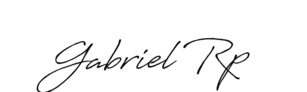 Design your own signature with our free online signature maker. With this signature software, you can create a handwritten (Antro_Vectra_Bolder) signature for name Gabriel Rp. Gabriel Rp signature style 7 images and pictures png