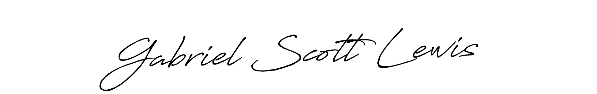Similarly Antro_Vectra_Bolder is the best handwritten signature design. Signature creator online .You can use it as an online autograph creator for name Gabriel Scott Lewis. Gabriel Scott Lewis signature style 7 images and pictures png