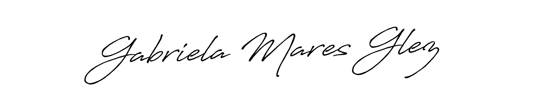 Once you've used our free online signature maker to create your best signature Antro_Vectra_Bolder style, it's time to enjoy all of the benefits that Gabriela Mares Glez name signing documents. Gabriela Mares Glez signature style 7 images and pictures png