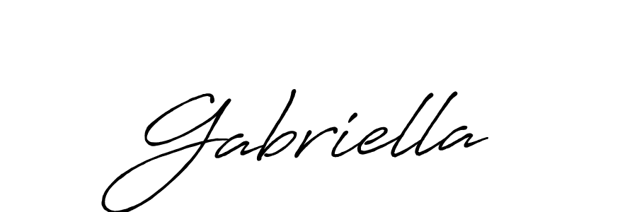 Use a signature maker to create a handwritten signature online. With this signature software, you can design (Antro_Vectra_Bolder) your own signature for name Gabriella. Gabriella signature style 7 images and pictures png