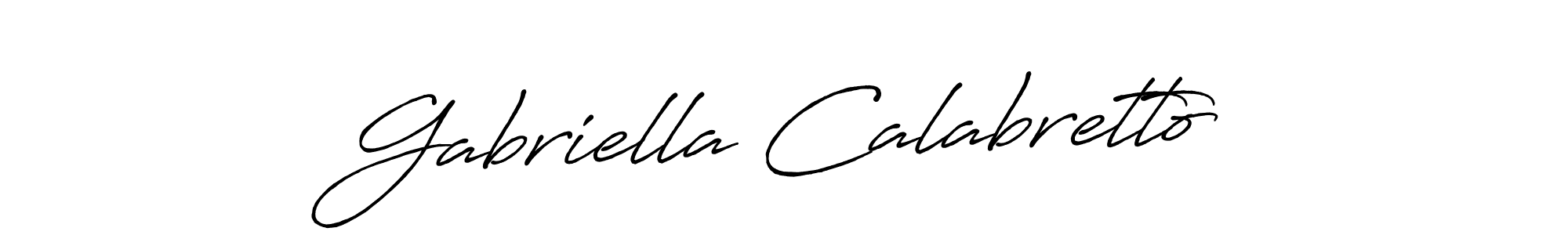 Also we have Gabriella Calabretto name is the best signature style. Create professional handwritten signature collection using Antro_Vectra_Bolder autograph style. Gabriella Calabretto signature style 7 images and pictures png