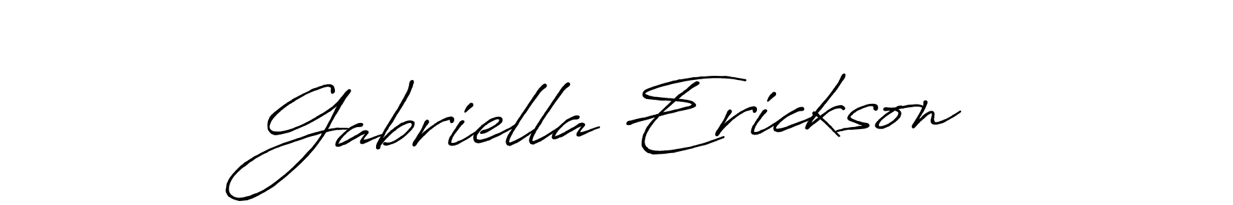 The best way (Antro_Vectra_Bolder) to make a short signature is to pick only two or three words in your name. The name Gabriella Erickson include a total of six letters. For converting this name. Gabriella Erickson signature style 7 images and pictures png