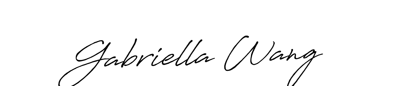 You can use this online signature creator to create a handwritten signature for the name Gabriella Wang. This is the best online autograph maker. Gabriella Wang signature style 7 images and pictures png