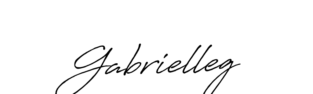 You should practise on your own different ways (Antro_Vectra_Bolder) to write your name (Gabrielleg) in signature. don't let someone else do it for you. Gabrielleg signature style 7 images and pictures png