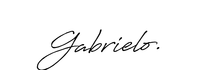 The best way (Antro_Vectra_Bolder) to make a short signature is to pick only two or three words in your name. The name Gabrielo. include a total of six letters. For converting this name. Gabrielo. signature style 7 images and pictures png