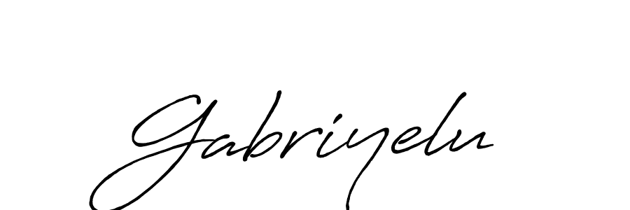 The best way (Antro_Vectra_Bolder) to make a short signature is to pick only two or three words in your name. The name Gabriyelu include a total of six letters. For converting this name. Gabriyelu signature style 7 images and pictures png